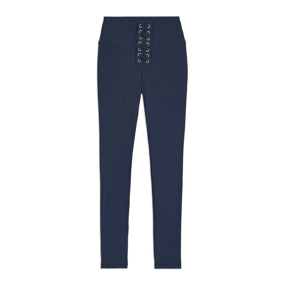 WeWoreWhat Navy Lace-Up Leggings‎ Size M
